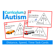Distance, Speed, Time Task Cards, Science, Math